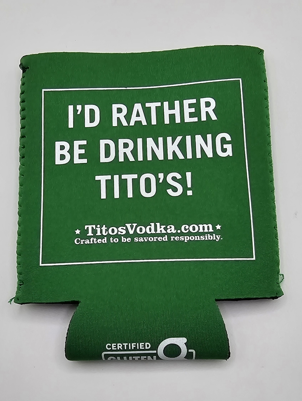 Tito’s Handmade Vodka Beer Koozie NWOT